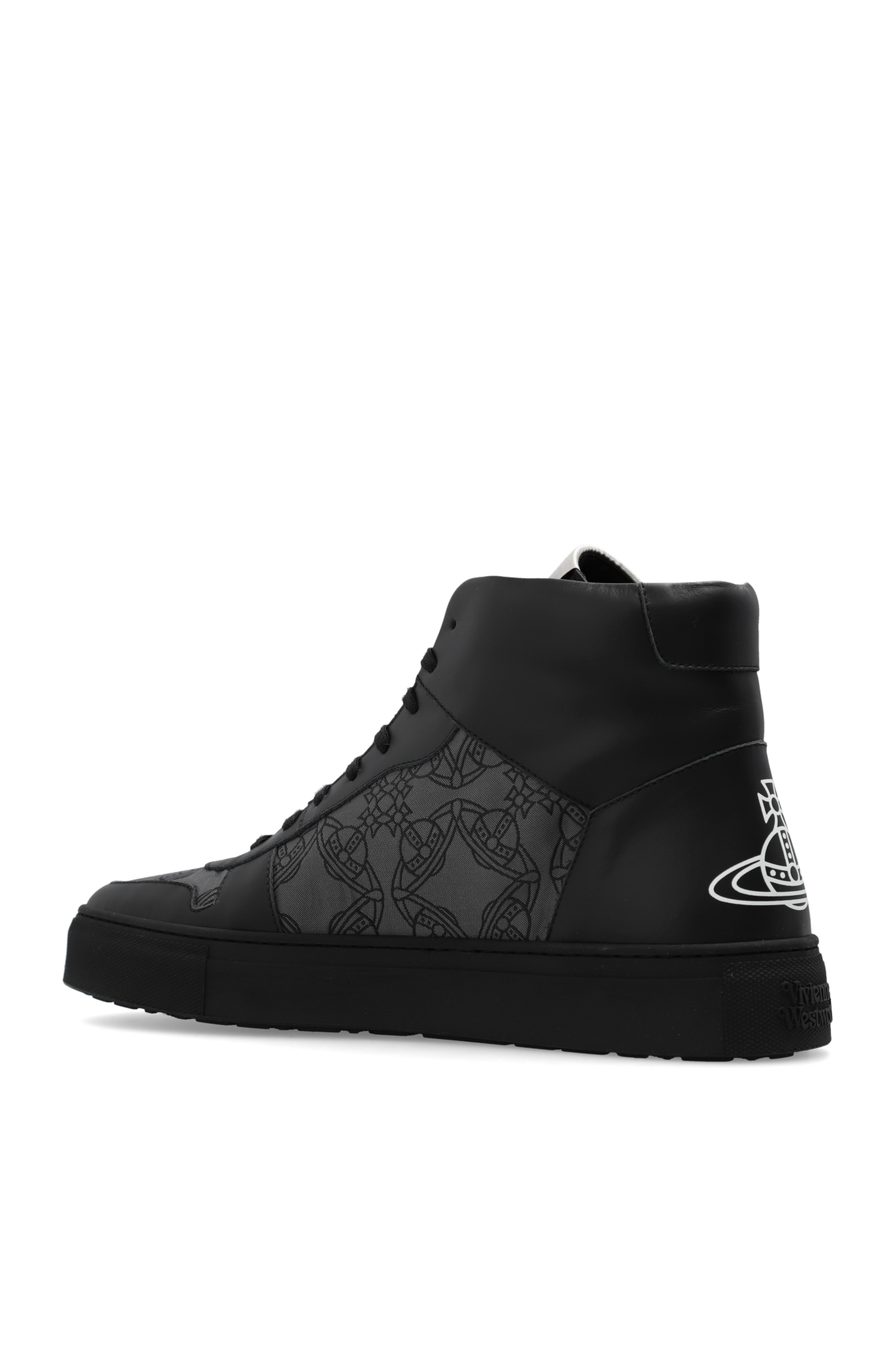 Vivienne westwood jacquard shop high top trainers